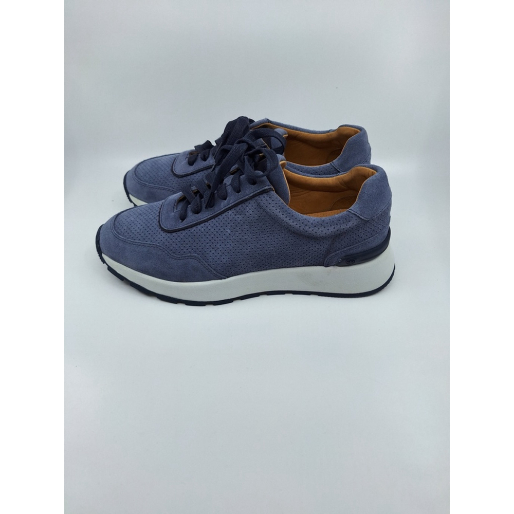 Peter Millar Wayfare Runner MF24XF80 Mens 10 Navy Suede Athletic Shoes - Picture 2 of 5
